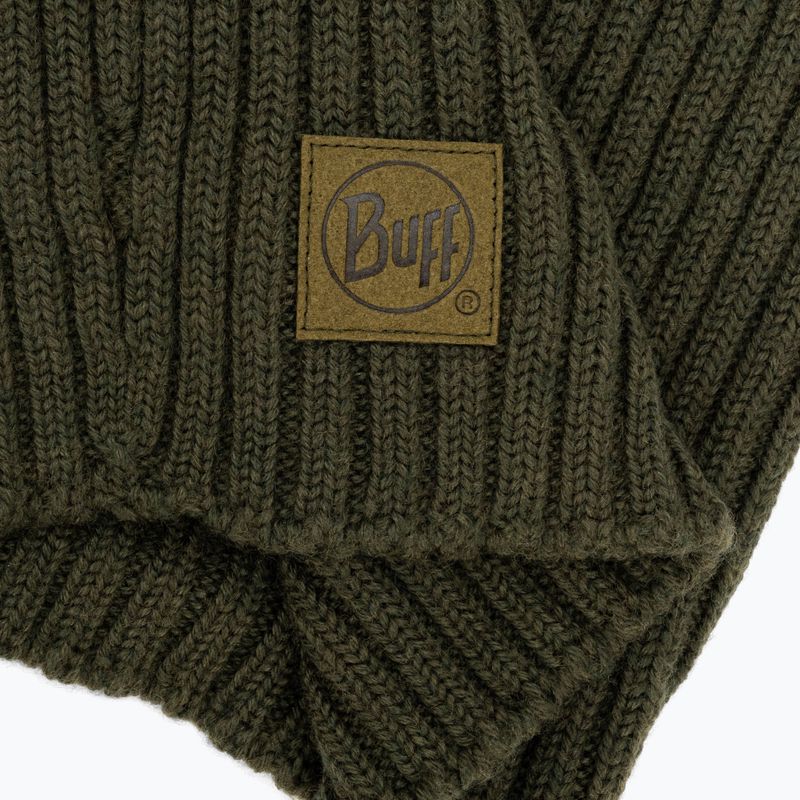 BUFF Knitted Neckwarmer Norval verde 124244.809.10.00 3