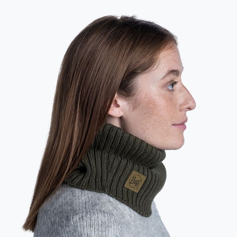 BUFF Knitted Neckwarmer Norval verde 124244.809.10.00 6