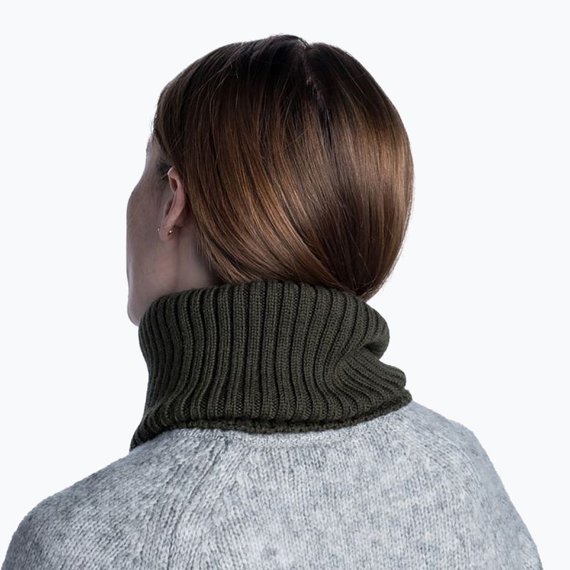 BUFF Knitted Neckwarmer Norval verde 124244.809.10.00 8