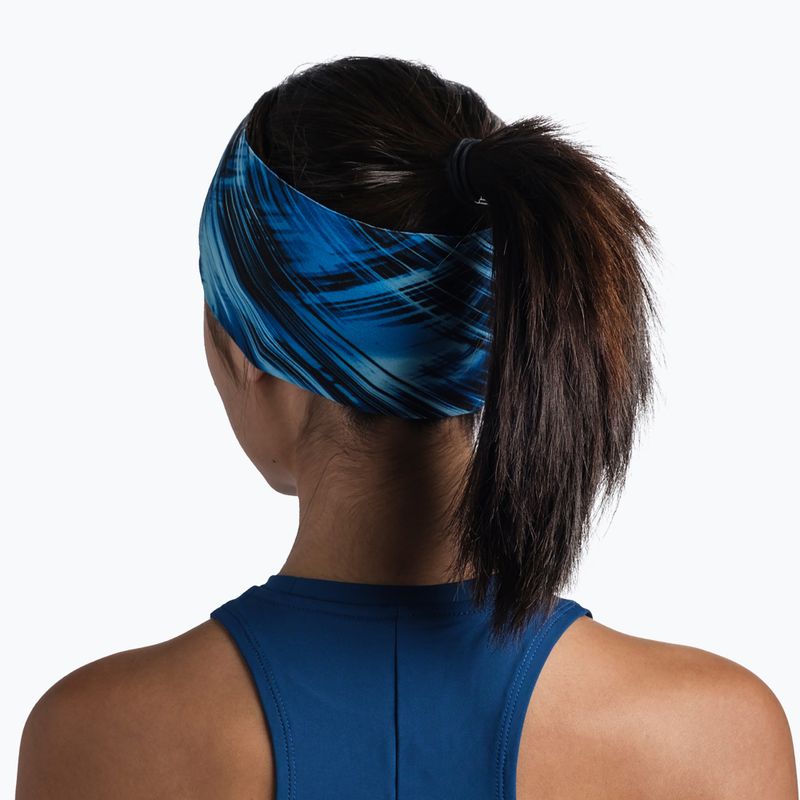 Bandă de cap BUFF Coolnet UV Wide Edur albastru 128748.707.10.00 4