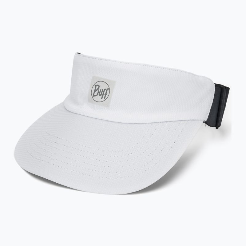 Vizieră de alergare BUFF Go Visor Solid white 3