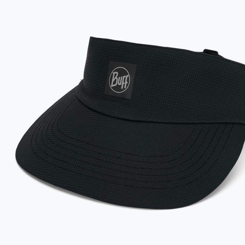 Vizieră de alergare BUFF Go Visor Solid black 3