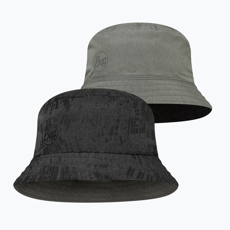 Pălărie BUFF Travel Bucket clay black/grey 3