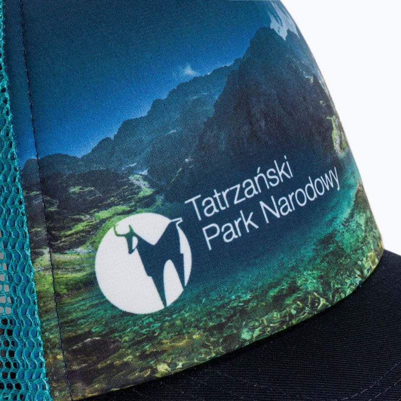 BUFF Trucker Black Pond negru Pond șapcă de baseball albastru-verde 129543.555.10.00 6