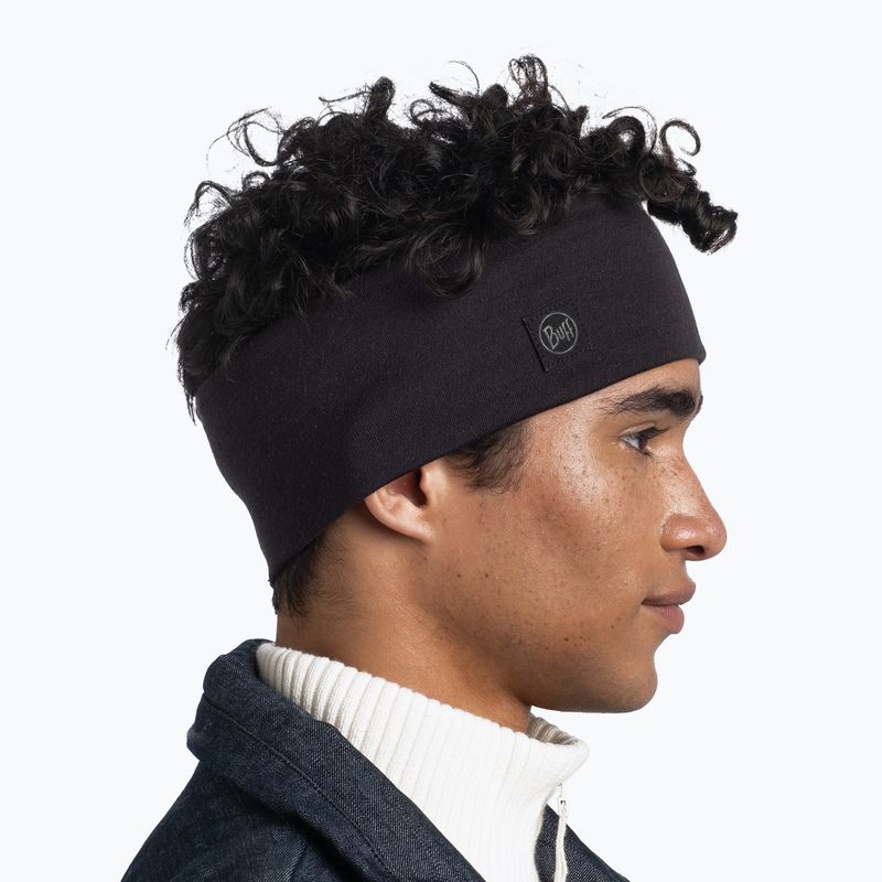 Bentiță BUFF Merino Wide solid black 3