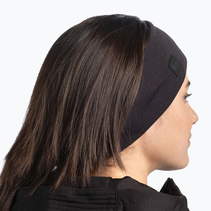 Bentiță BUFF Merino Wide solid black 7