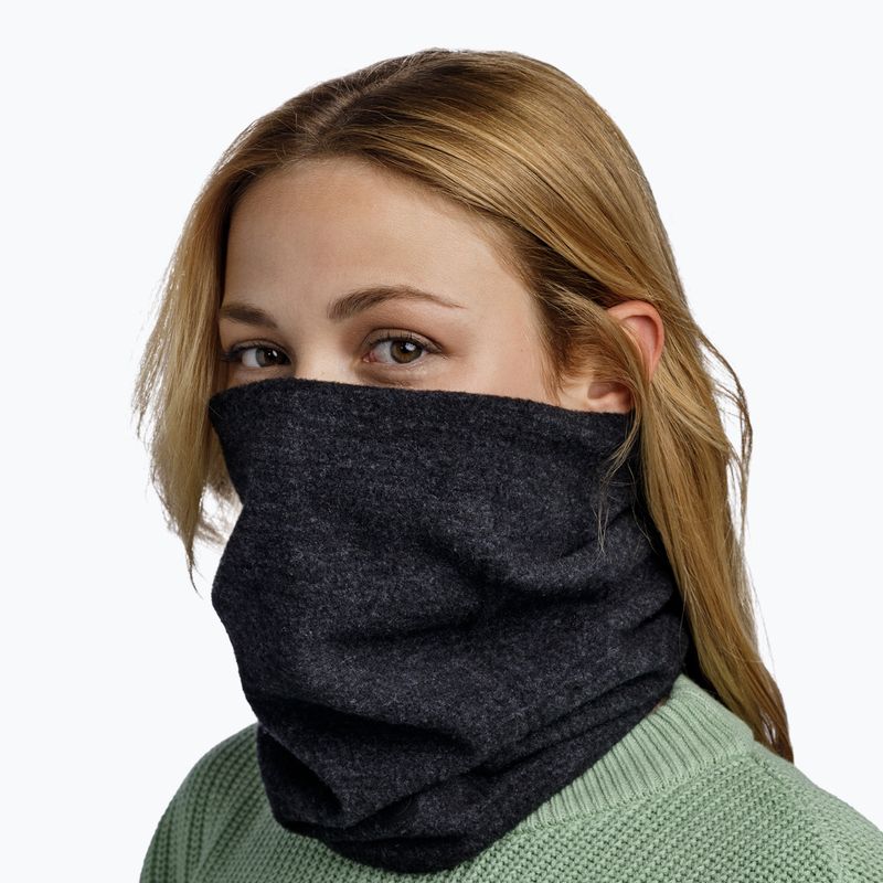 Eșarfă multifuncțională BUFF Merino Fleece black 5