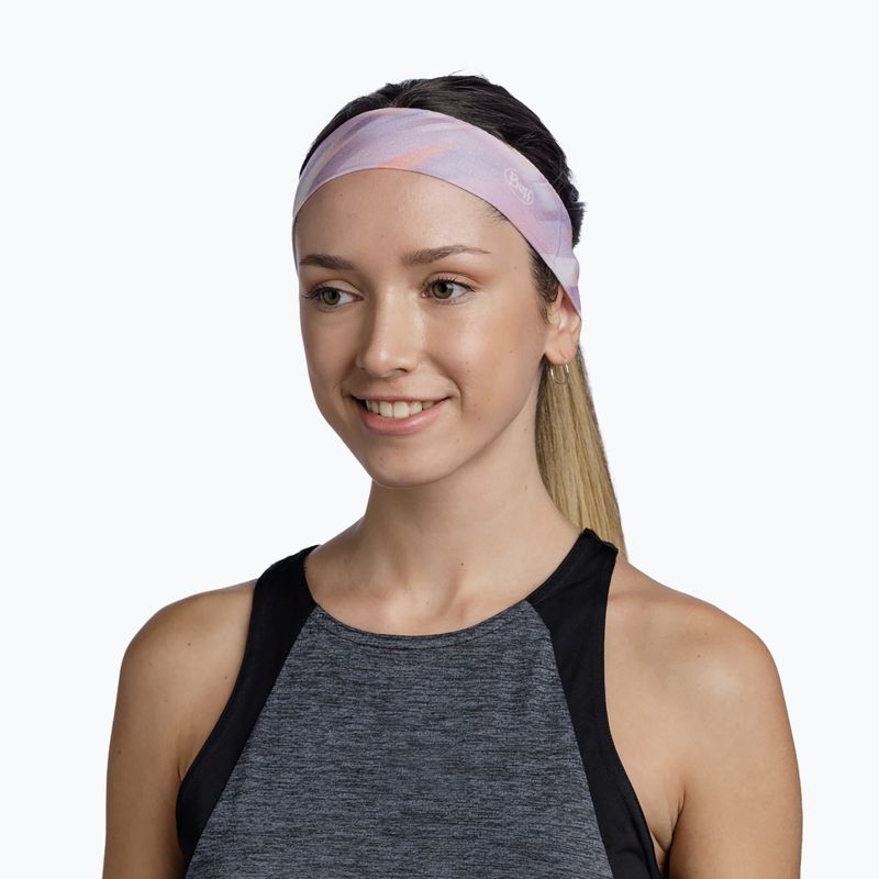Bandă de cap BUFF Coolnet UV Slim Shane roz 131422.607.10.00 2