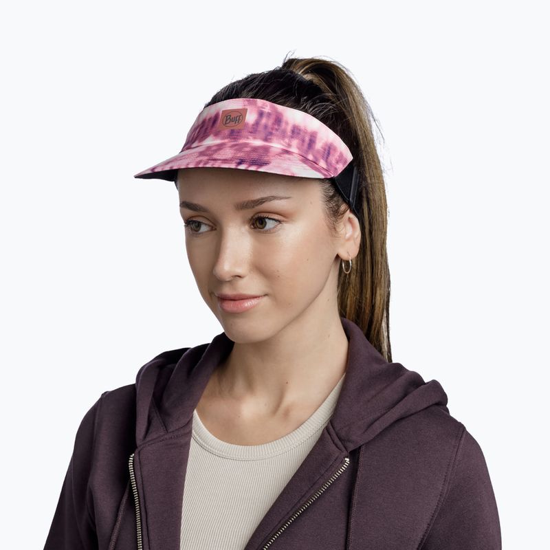 Vizieră BUFF Go Visor Deri roz pentru alergare 131392.538.20.00 7