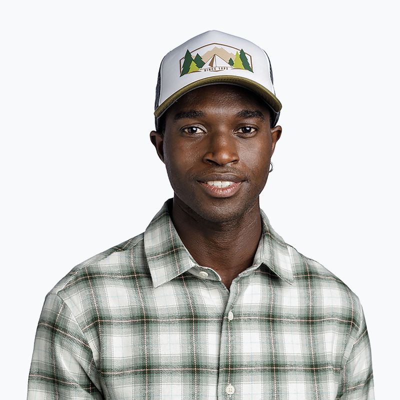 Șapcă de baseball BUFF Trucker Darryl alb 131402.000.30.00 7
