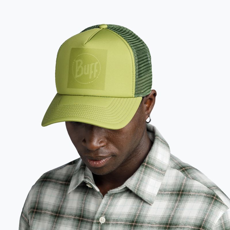 Șapcă de baseball BUFF Trucker Reth verde 131403.867.30.00 8