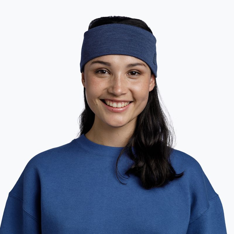 Bentiță BUFF Merino Wide dark blue 2