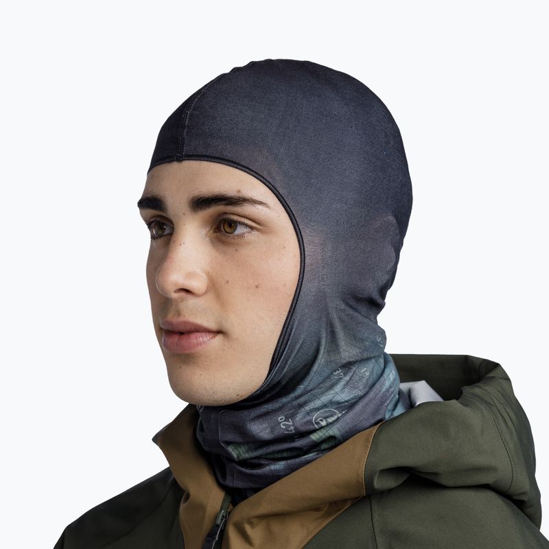 Cagulă BUFF Ecostretch alock silversage 3