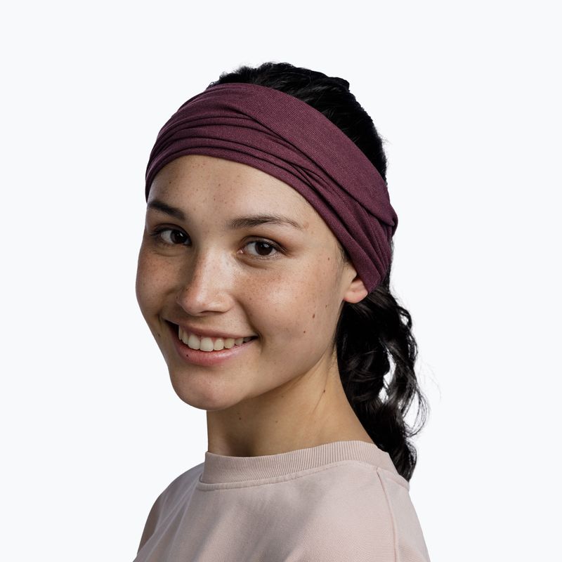 Eșarfă multifuncțională BUFF Original Ecostretch solid dahlia 4