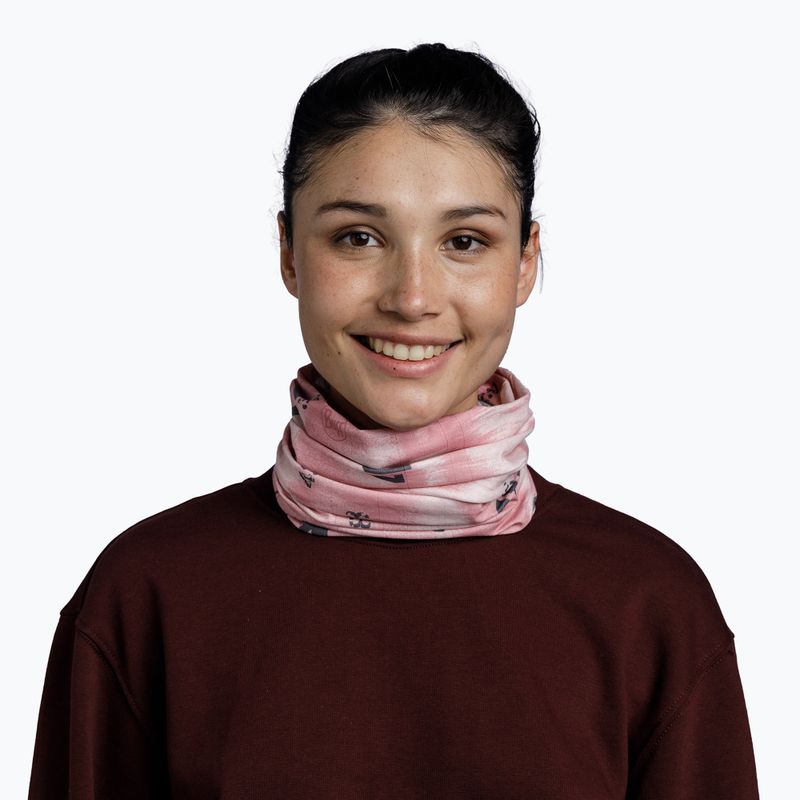 Eșarfă multifuncțională BUFF Original Ecostretch nerody pale pink 3