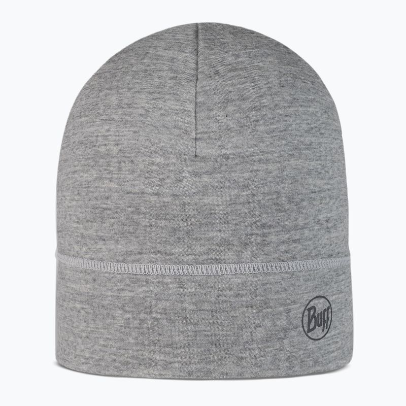 Căciulă de iarnă BUFF Lightweight Merino Wool solid light grey