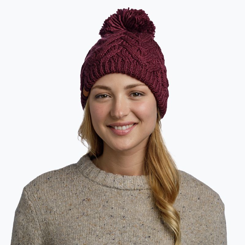 Căciulă BUFF Knitted & Fleece Caryn dahlia 3
