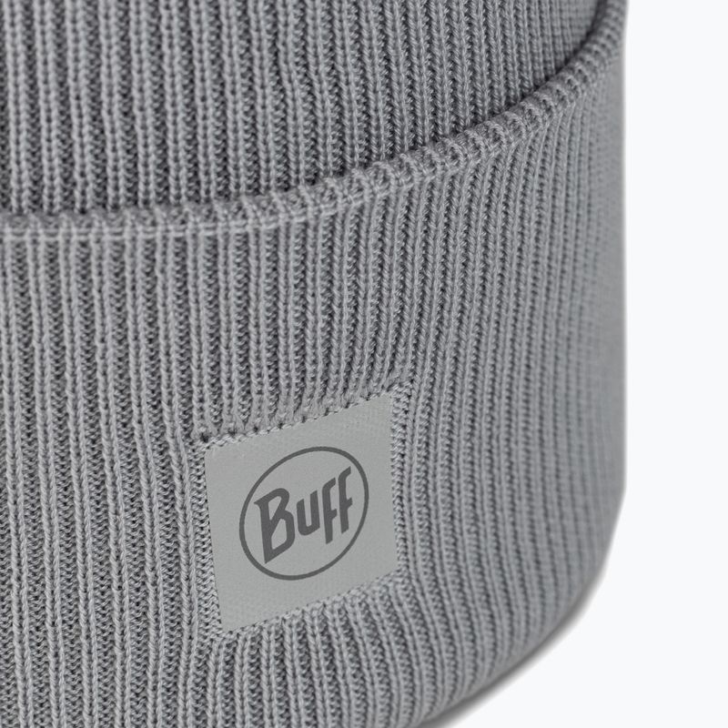 Căciulă de iarnă BUFF Crossknit light grey 2