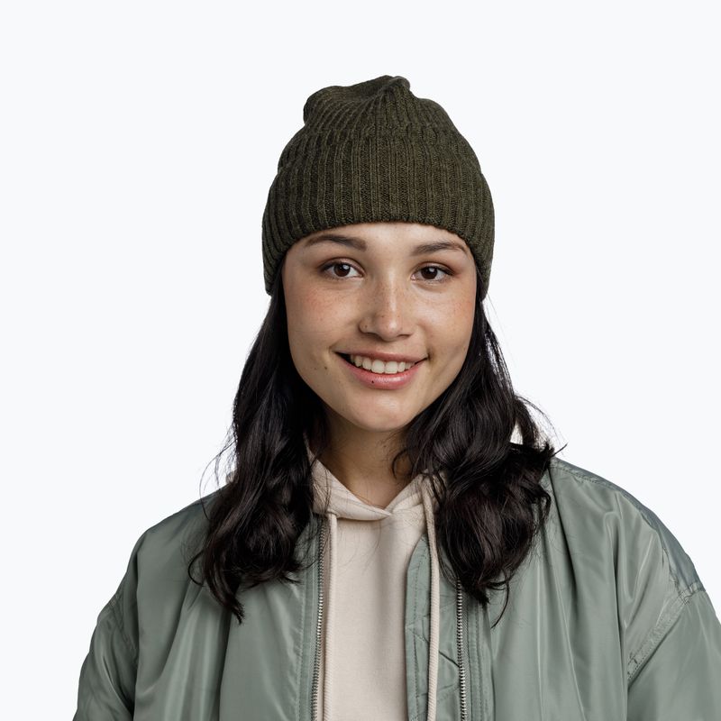 Căciulă de iarnă BUFF Knitted & Fleece Renso silver sage 3