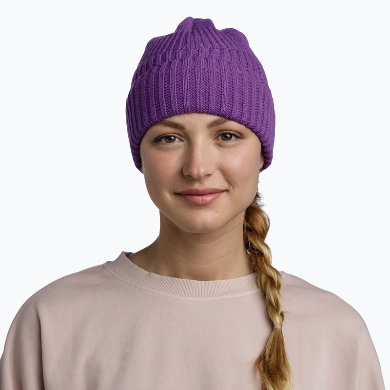 Căciulă de iarnă BUFF Knitted & Fleece Renso purple 3