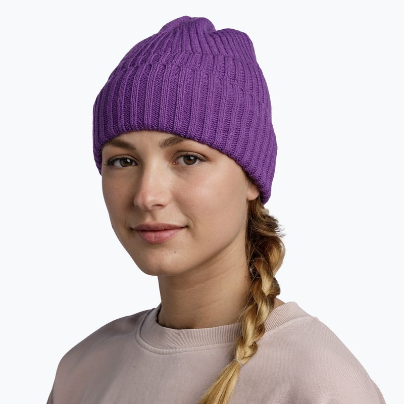 Căciulă de iarnă BUFF Knitted & Fleece Renso purple 4