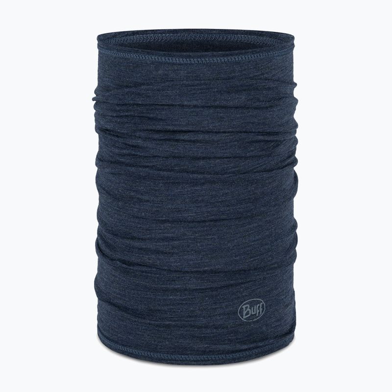 Eșarfă multifuncțională BUFF Lightweight Merino Wool night blue