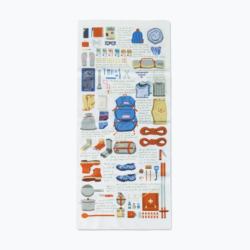 Eșarfă multifuncțională BUFF Coolnet UV camino guide pilgrim 2