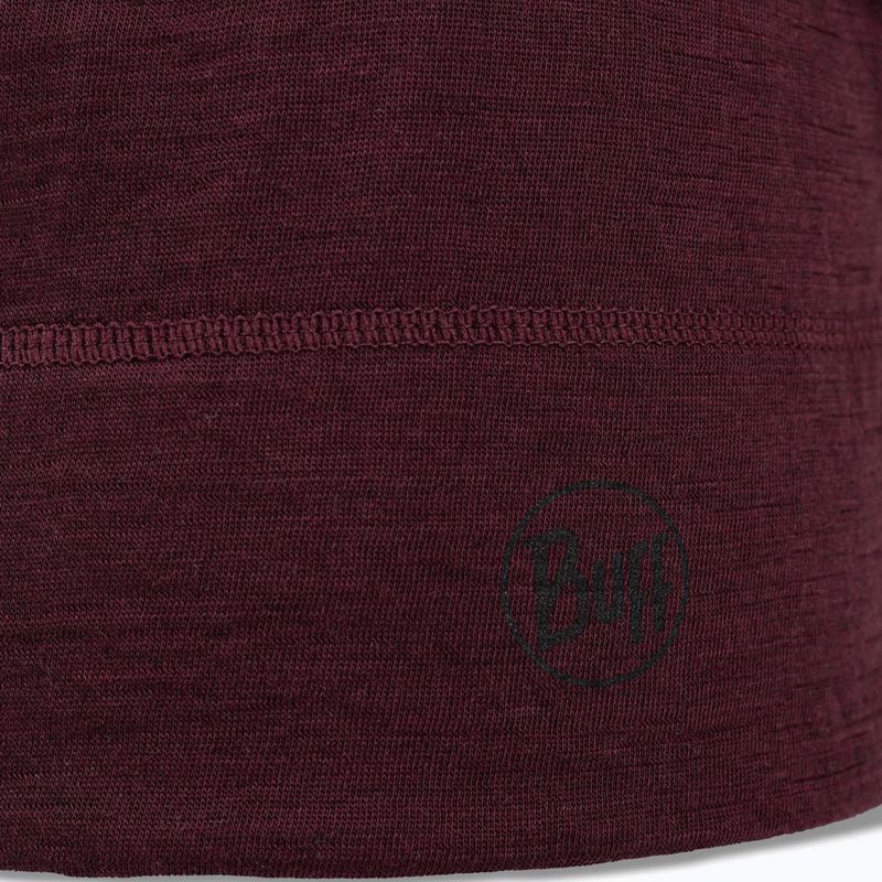 Căciulă de iarnă Buff Merino Lightweight garnet 2