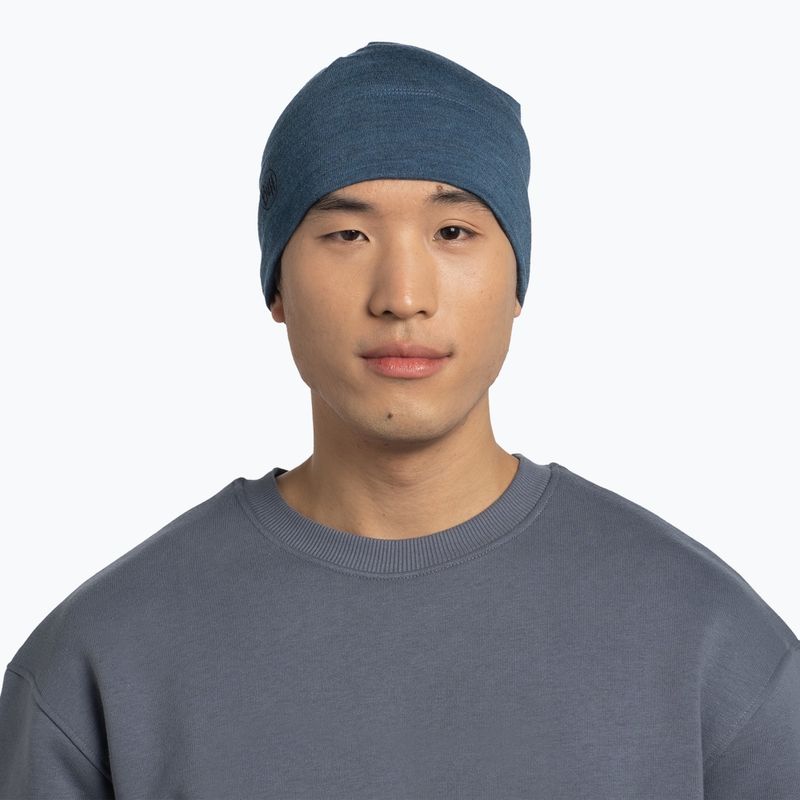BUFF Midweight Merino Wool melange tempest tempest winter beanie 3
