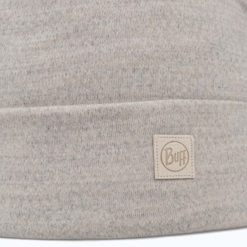 Căciulă de iarnă BUFF Heavyweight Merino Wool solid cloud 2