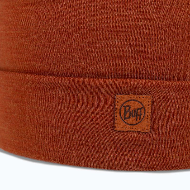 Căciulă de iarnă BUFF Heavyweight Merino Wool solid cinnamon 2