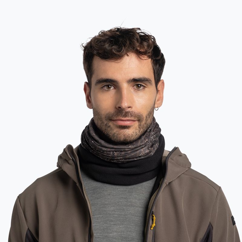 Eșarfă multifuncțională BUFF Polar cyture black 3