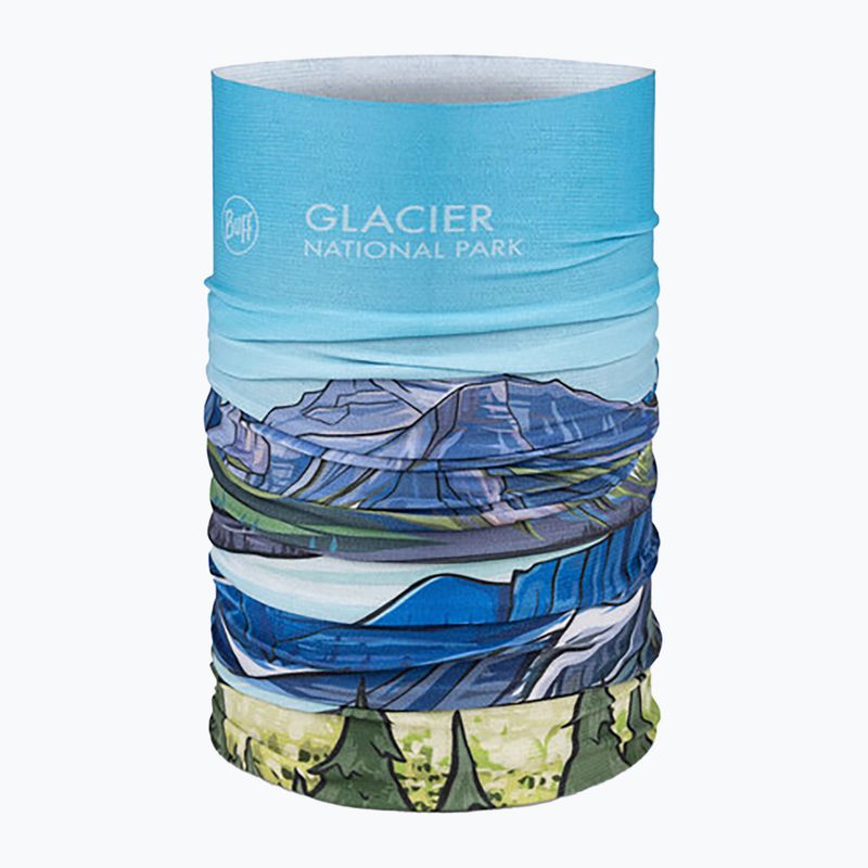 Eșarfă multifuncțională BUFF Coolnet UV National Parks glacier
