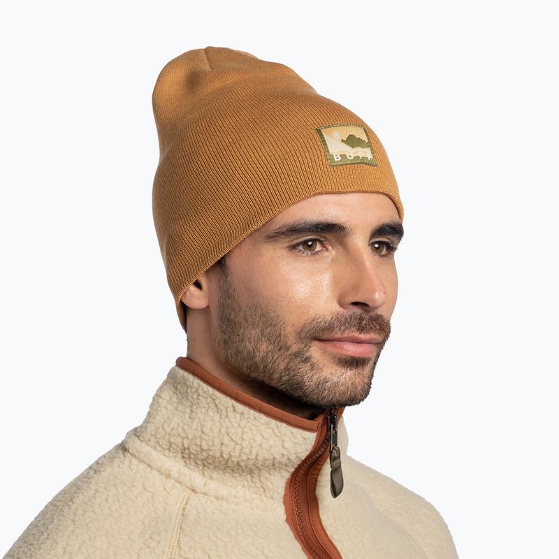 Căciulă de iarnă BUFF Knitted Lilon Long peanut 4