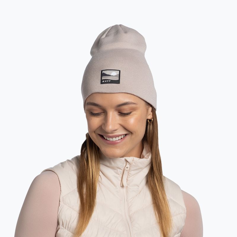 Căciulă de iarnă BUFF Knitted Lilon long birch gray 3