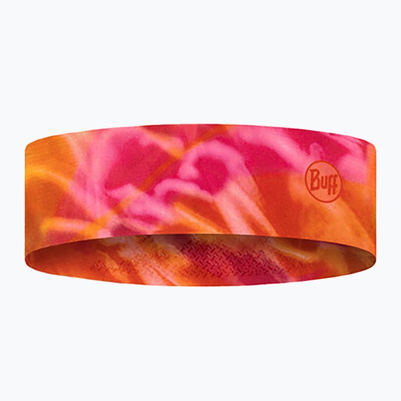 Bandană de cap BUFF Coolnet UV Slim Exonias multicolor