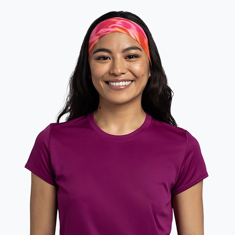 Bandană de cap BUFF Coolnet UV Slim Exonias multicolor 3