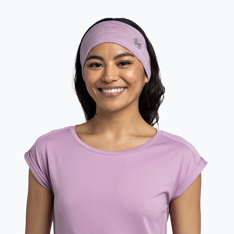 Bentiță BUFF Lightweight Merino Wool pansy 3