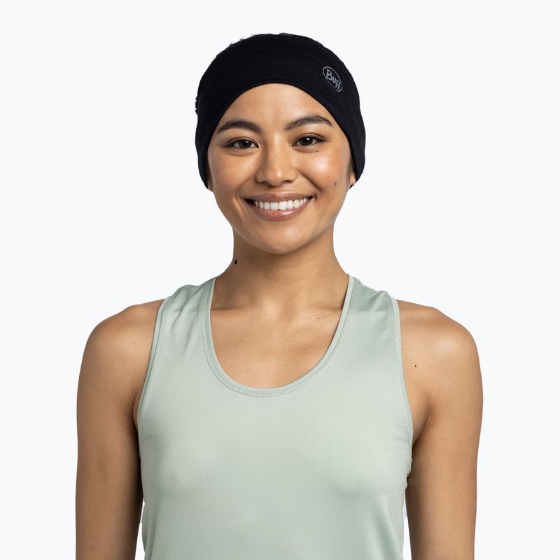 Bentiță BUFF Lightweight Merino Wool black 3