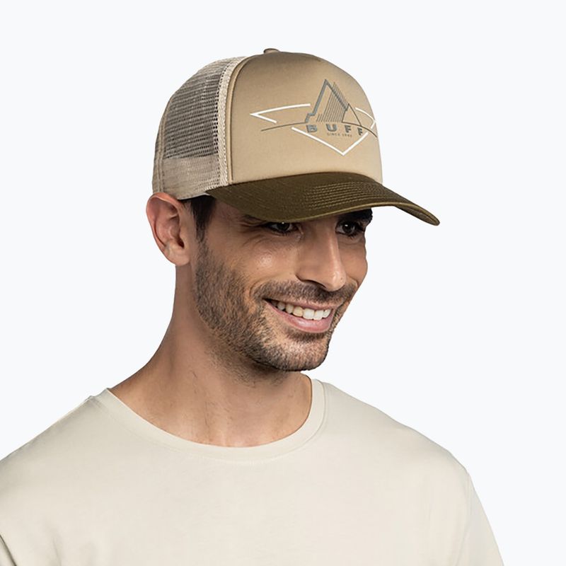 Șapcă cu cozoroc BUFF Trucker khaki 3