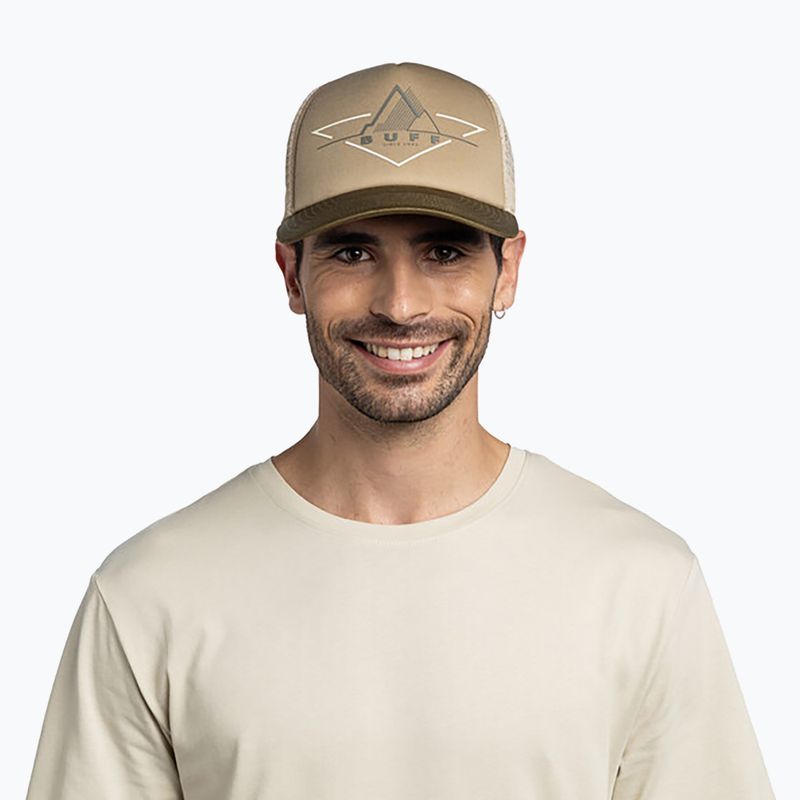 Șapcă cu cozoroc BUFF Trucker khaki 4