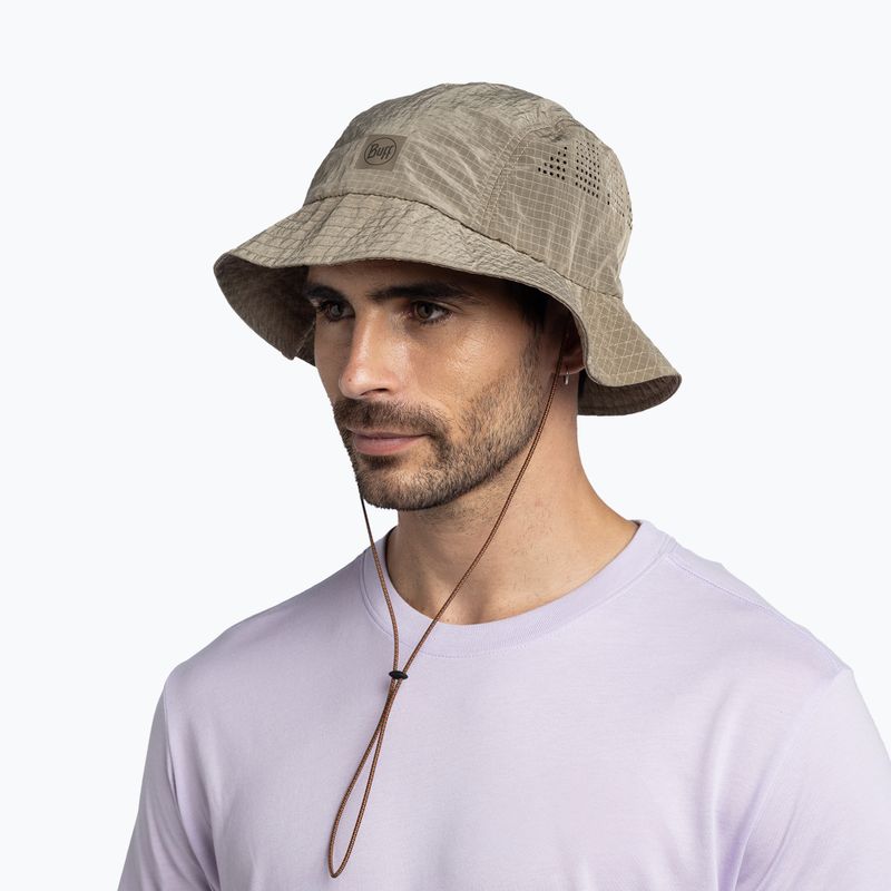 Pălărie BUFF Go Bucket solid tundra khaki 5