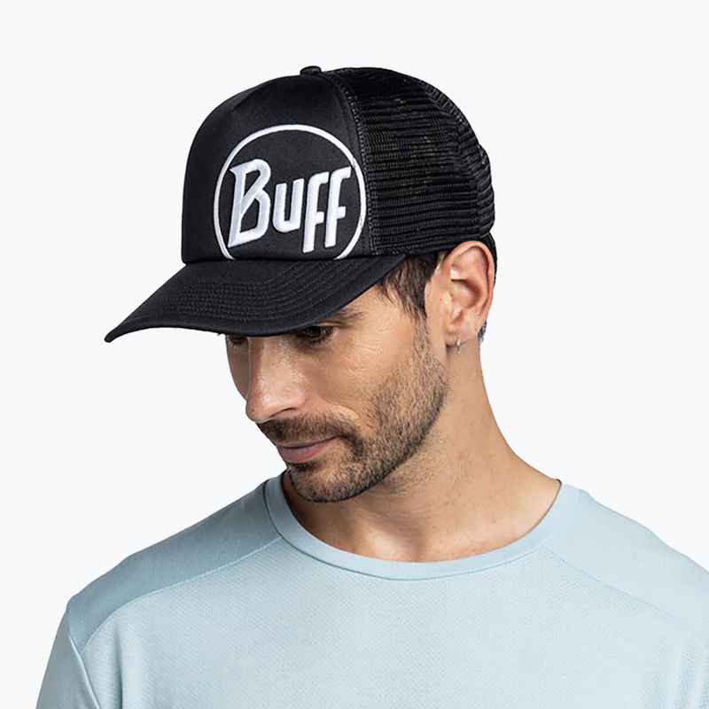 Șapcă BUFF Trucker logo black 3