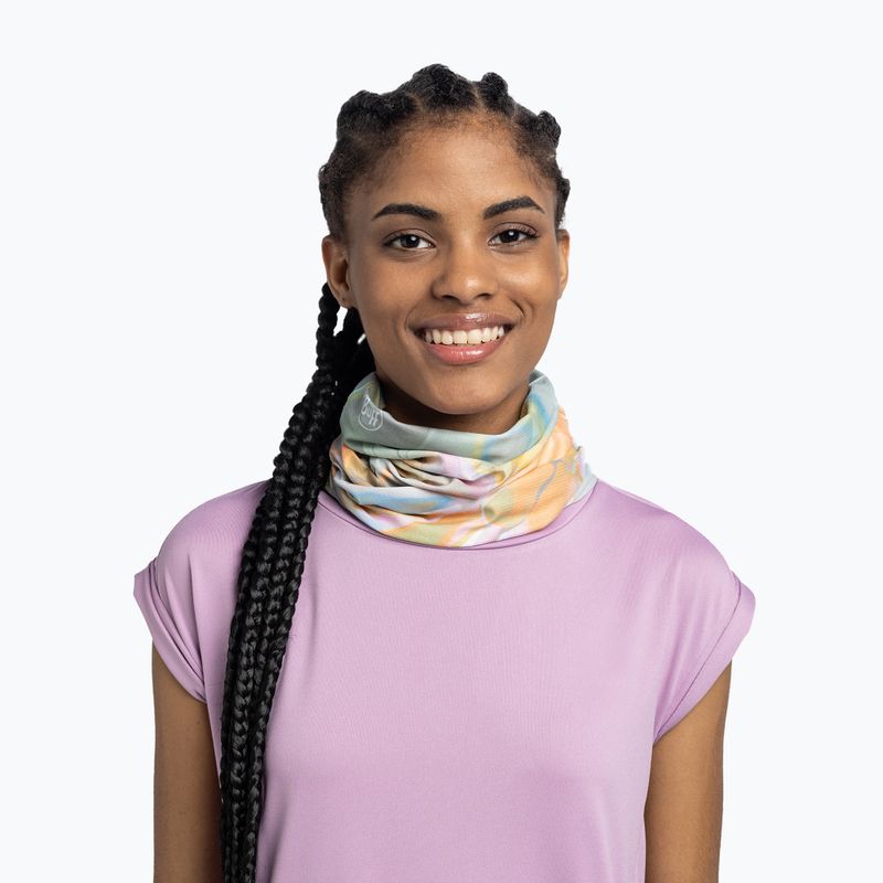 Eșarfă multifuncțională BUFF Coolnet UV Insect Shield Solid esmerald seagrove green 3