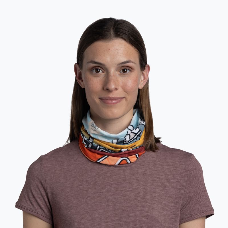 Eșarfă multifuncțională BUFF Coolnet UV cisse multicolor 3