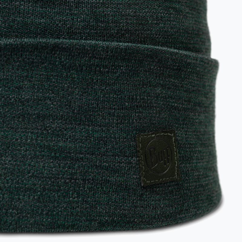 Căciulă de iarnă BUFF Heavyweight Merino Wool solid forest 2