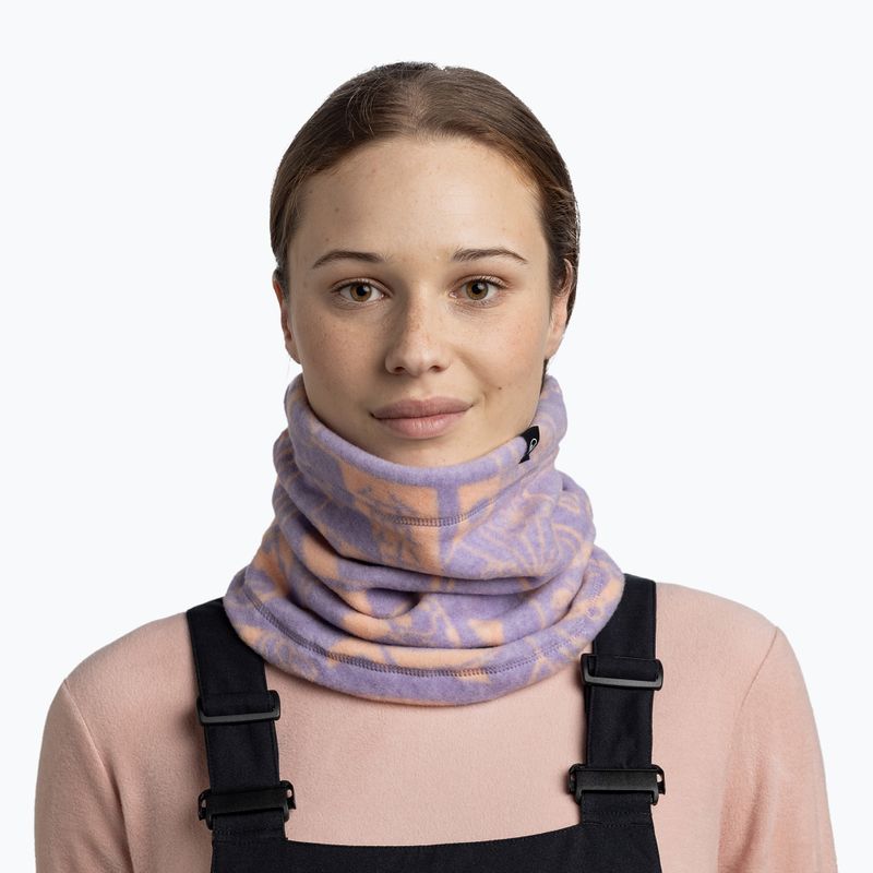 Guler tubular BUFF Polar leta grape ice 3