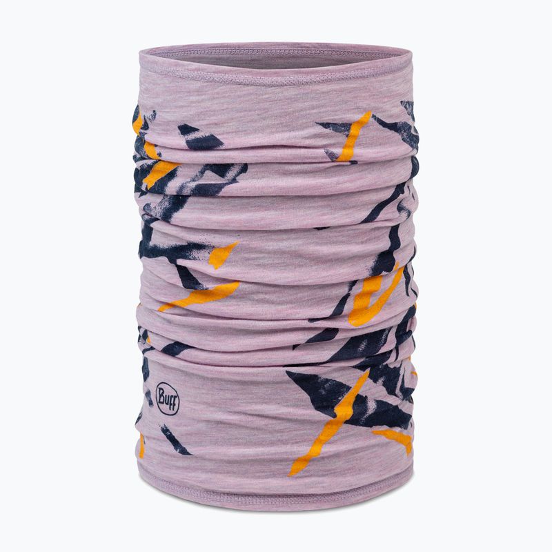 Eșarfă multifuncțională BUFF Lightweight Merino Wool virta grape ice