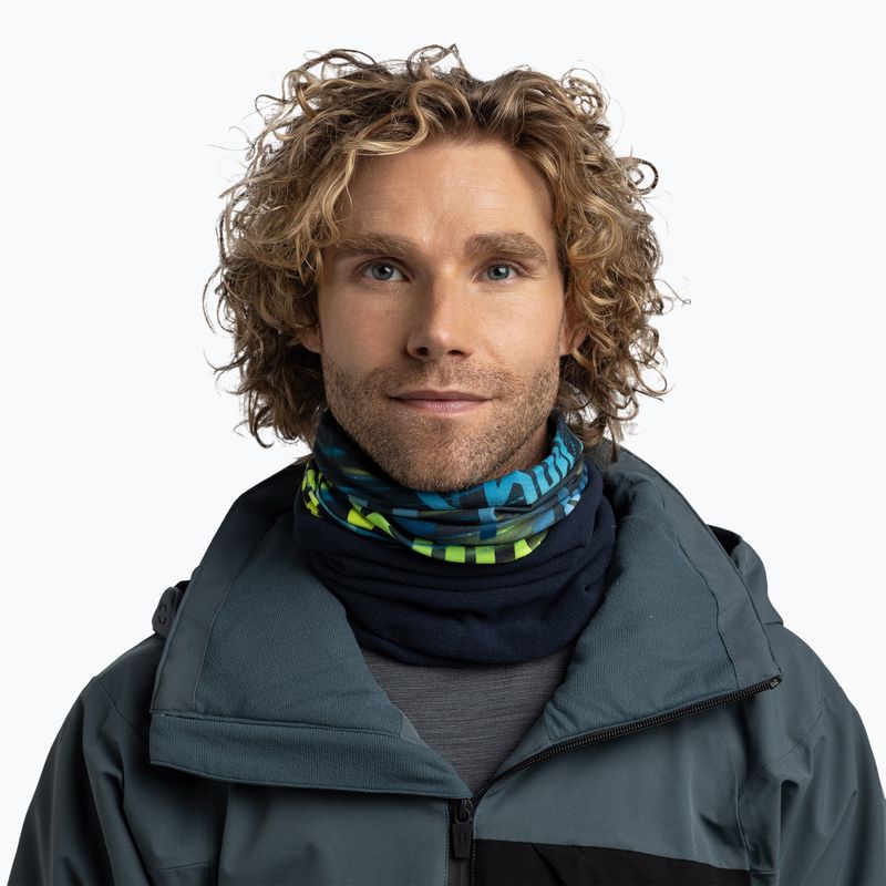 Bandană multifuncțională BUFF Polar orby night blue 3