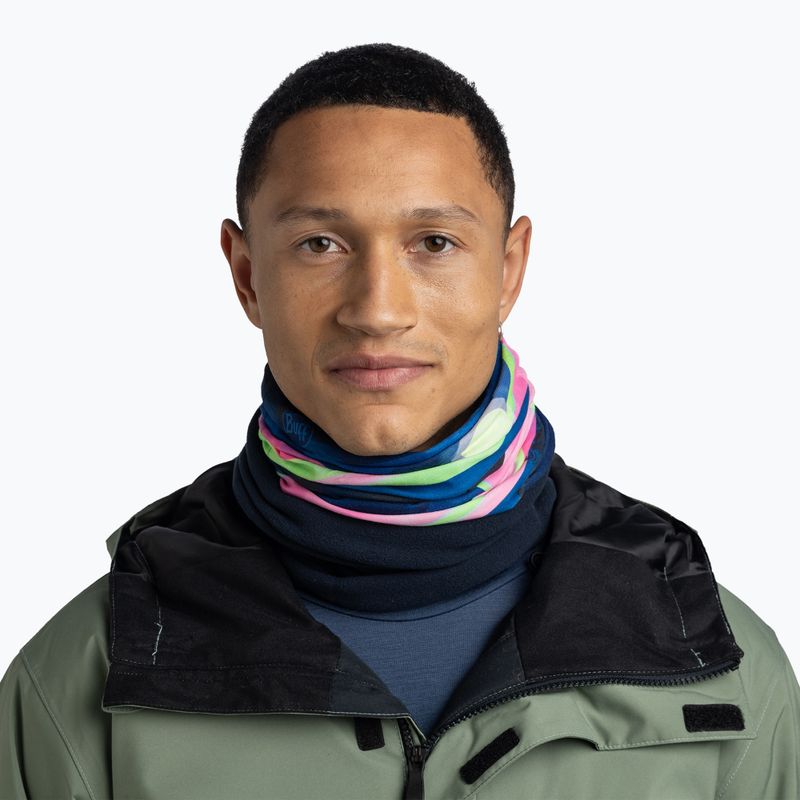 Eșarfă multifuncțională BUFF Polar larto midnight navy 3